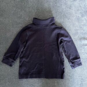 Hanna Andersson Kids Navy Turtleneck Shirt 2T